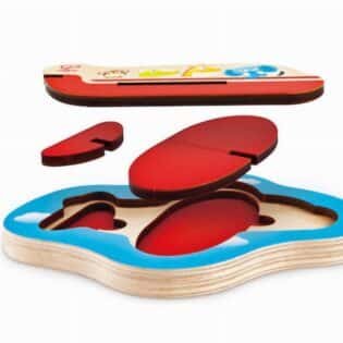PUZZLE 3D AVION EN BOIS- Eurekakids