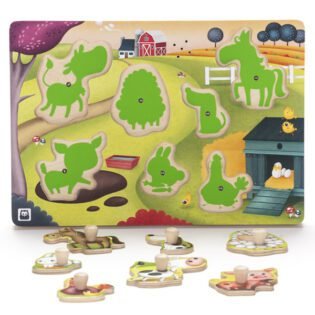 Puzzle Musical Animaux de la ferme- Eurekakids