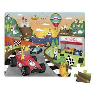 Puzzle Racing - 36 Pcs- Eurekakids