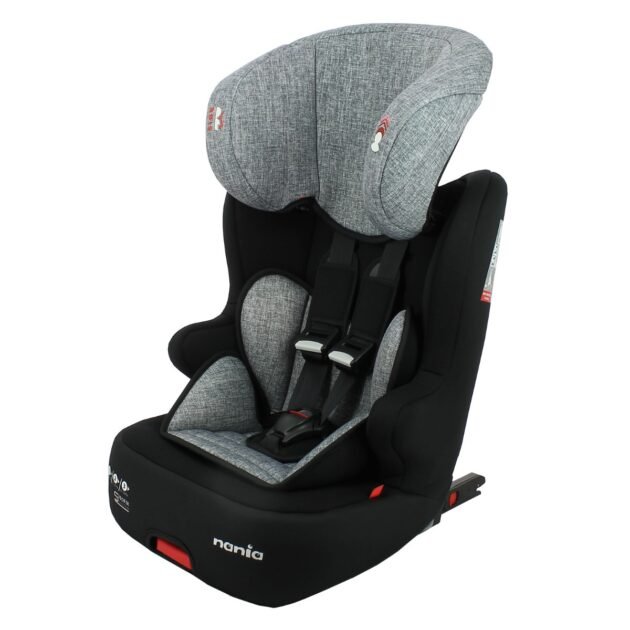 Siège auto isofix RACER – Groupe 1/2/3 (9-36kg) – Nania Silver