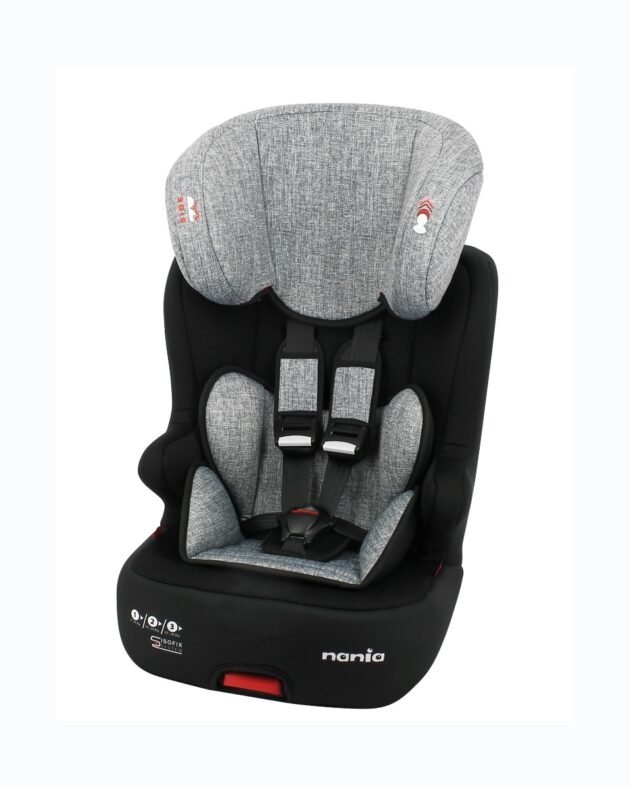 Siège auto isofix RACER – Groupe 1/2/3 (9-36kg) – Nania Silver
