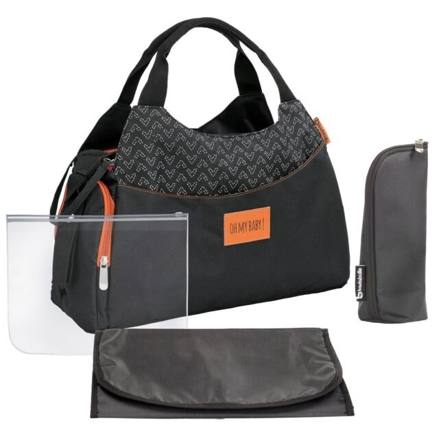 Badabulle : Sac à langer Multipocket noir