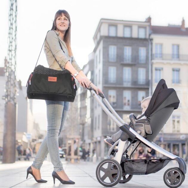 Badabulle : Sac à langer Multipocket noir