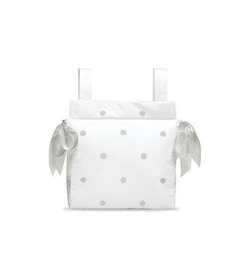Sac à poussette à pois Spécial maman - Gris