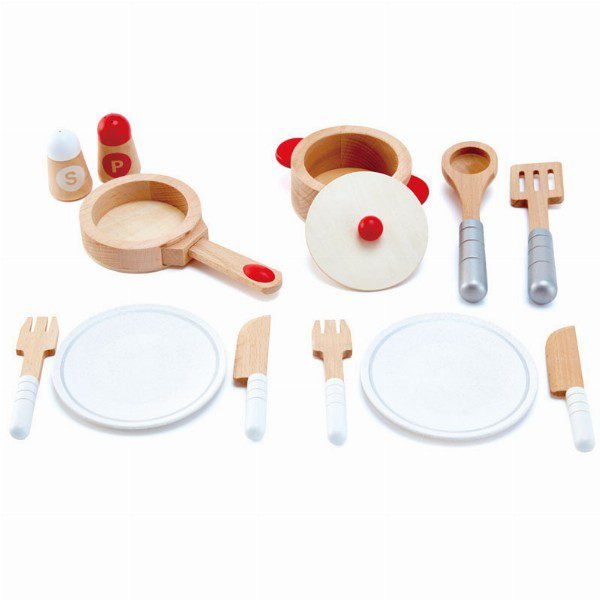 set-completo-utensilios-para-cocinitas.jpg Set ustensiles en bois - Eurekakids