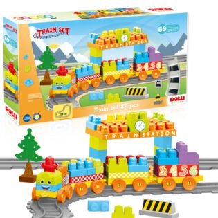 Set de train d'éveil de 89 pieces - Dolu