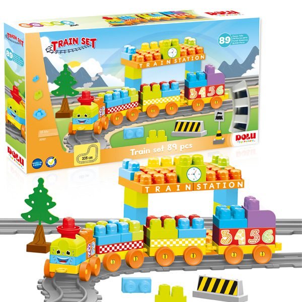 Set de train d'éveil de 89 pieces - Dolu