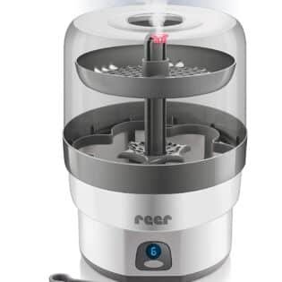 Reer : Stérilisateur vapeur VapoMax, gris/blanc