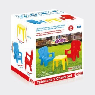 table-chaise-dolu.jpeg Ensemble Table et deux Chaises - Dolu