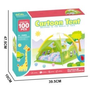 Cartoon Tent + 100 balles