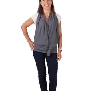 Top D'allaitement Gris Anthracite - Candide