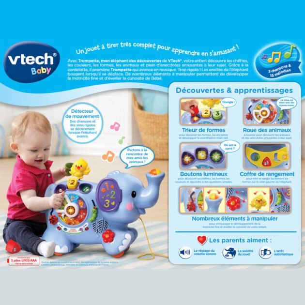 Trompette, mon éléphant des découvertes - Vtech