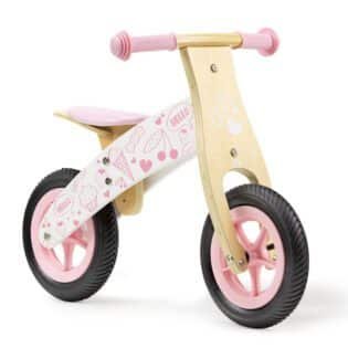 Draisienne en bois Rose- Eurekakids