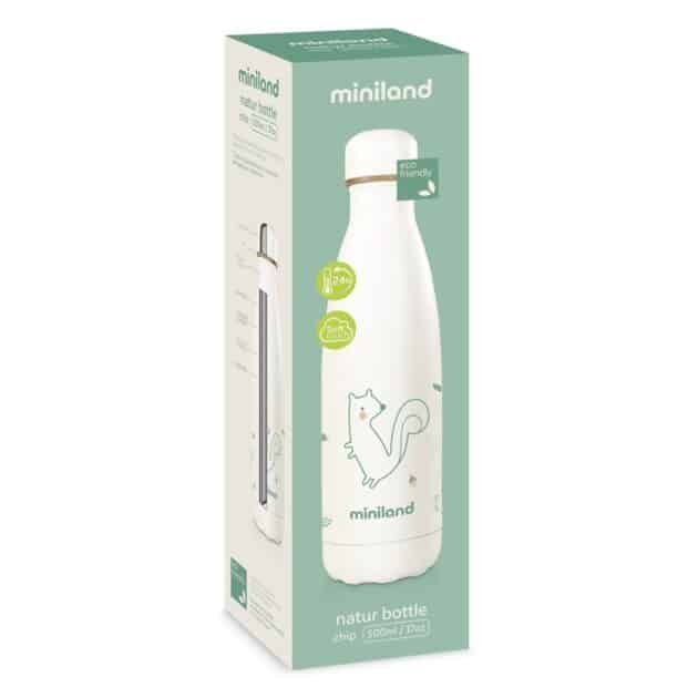 Bouteille thermos naturelle 500ml -  Miniland