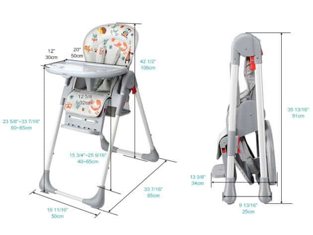 Chaise haute évolutive - Mon bébé
