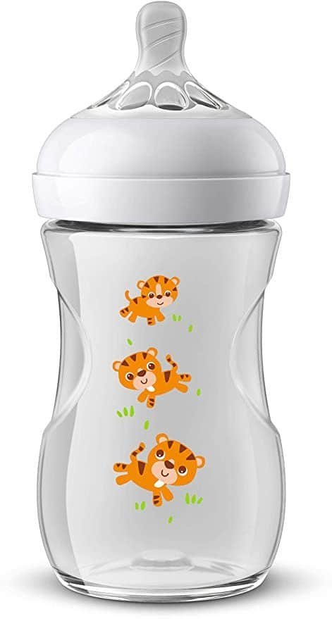 719fjwzvgjl._ac_sy879_.jpg AVENT - Biberon Natural (260ml) - 4 Motifs