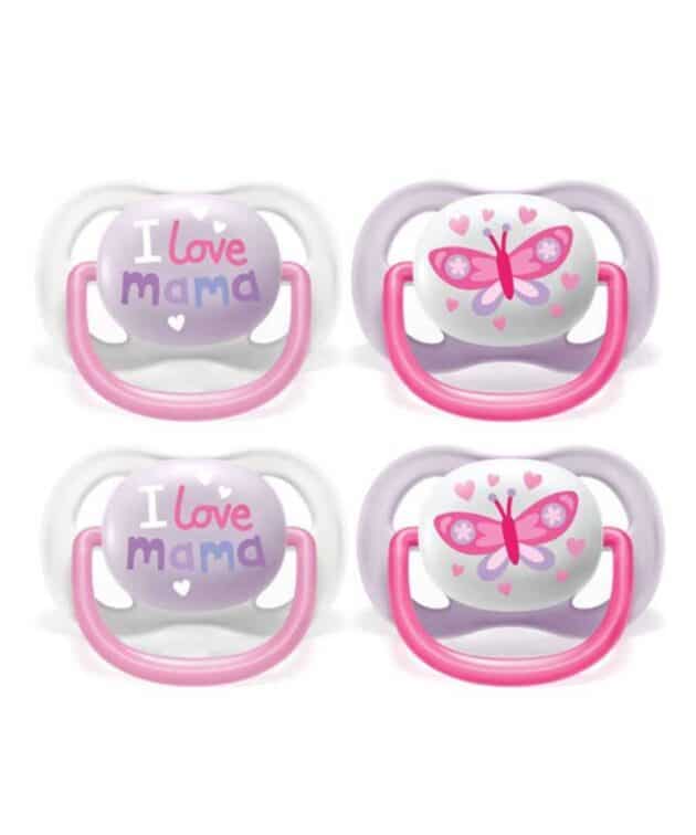 Avent Sucette Ultra Air Sucettes 0-6 Mois I love mama- Avent-philips – Image 3