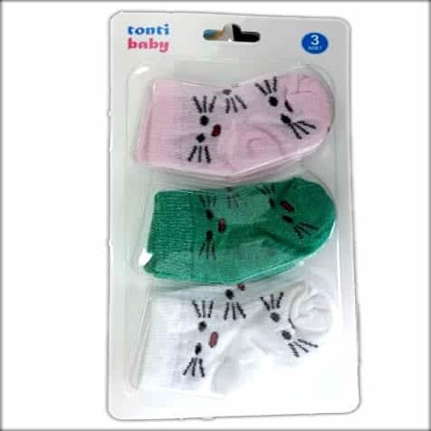 chaussette-1.jpg Pack de 3 paires de Chaussette bébé - Tontibaby