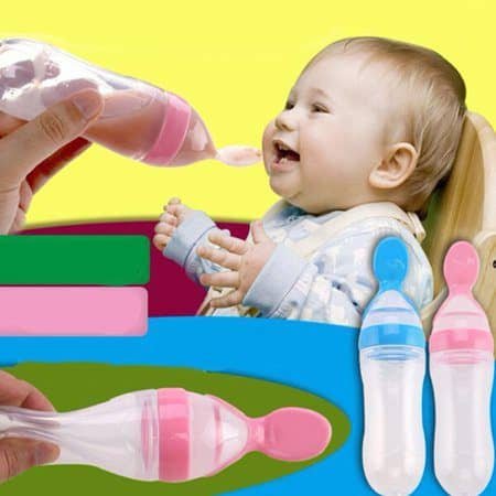 Cuillère alimentaire liquides épais 70 ml semi rigide 6m+