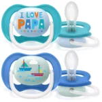 Sucettes Ultra Air Sucettes 6-18 Mois I love papa - Avent-philips