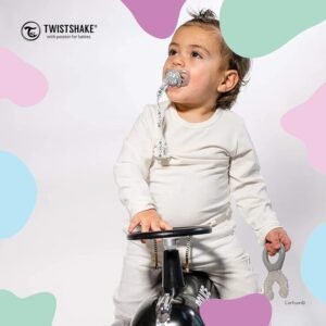 lot-de-2-sucettes-0-6-ou-6mois-pacifier-gris-pastel Lot de 2 sucettes 0-6 ou 6mois+ Gris/blanc - Twistshake