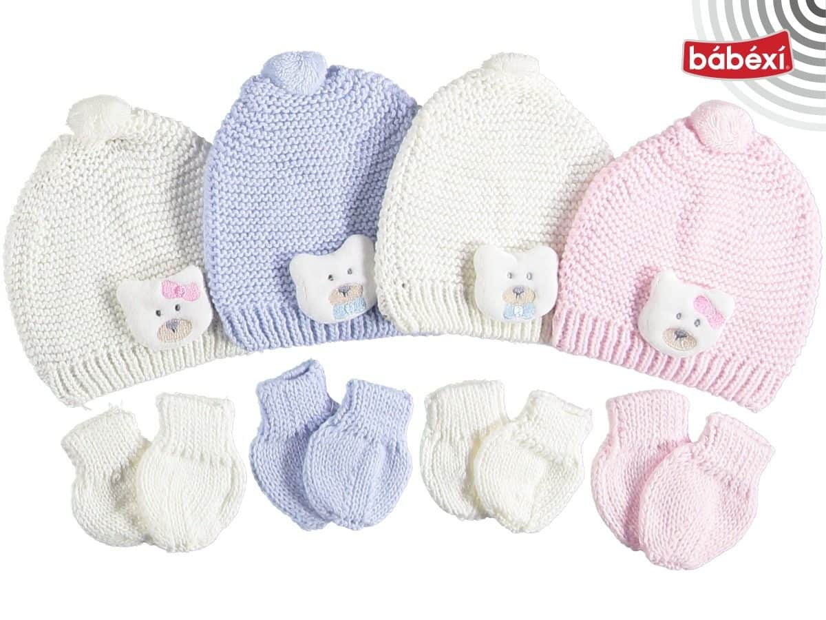 Pack Bonnet Moufle en laine Lesjouets.ma