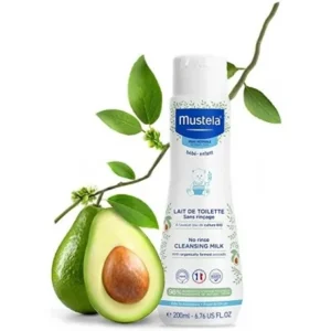 Mustela : lait de toilette 200 ml - Peau normale