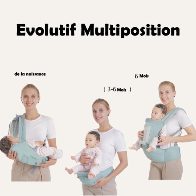 Porte bébé Hip Seat Multi-positions - Yani