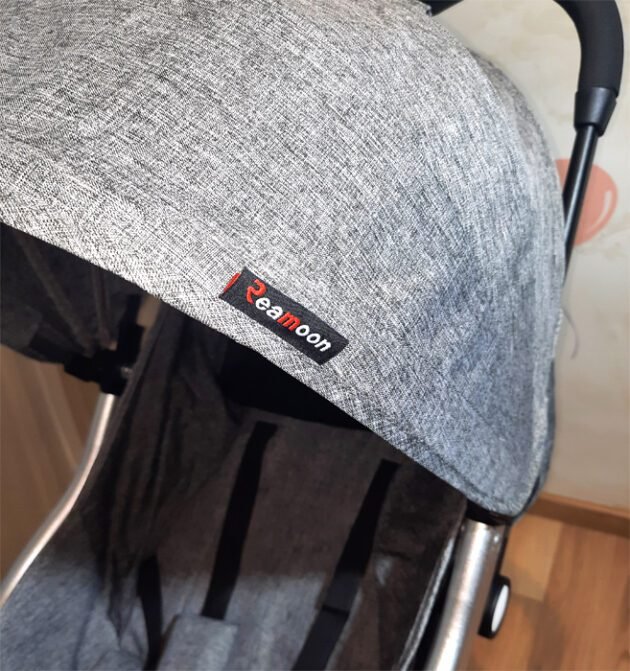 tissu-poussette-gris.jpg Poussette valise Reamoon