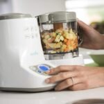 préparation pour la cuisson vapeur légumes découpés en petit dés