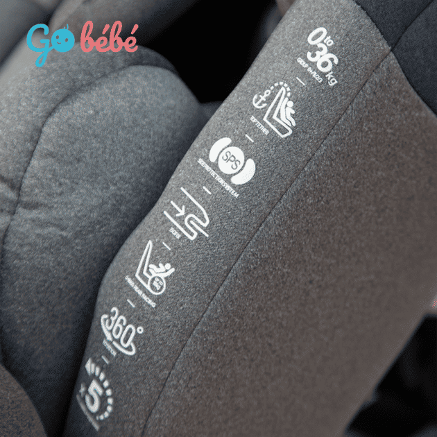 Siège auto rotatif Grp0/1/2/3 isofix – Kidilo