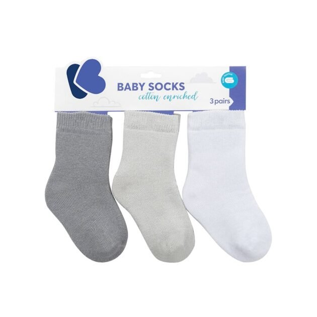 Chaussettes bébé thermiques-Kikkaboo Rabbits in love 0-6m