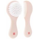 peigne et brosse kikkaboo rose