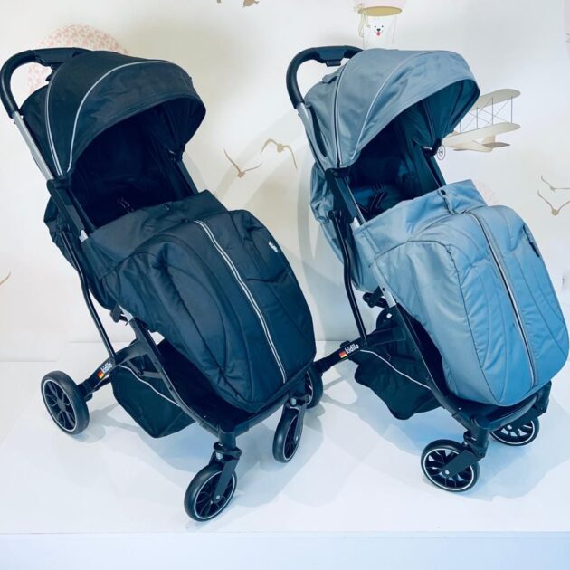 Poussette kidilo avec couvre jambe k20 gris