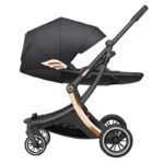 Poussette réversible design coquille d'œuf