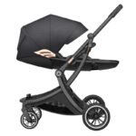 Poussette réversible design coquille d'œuf