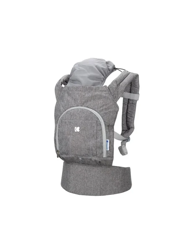 Porte bebe hoody gris kikkaboo