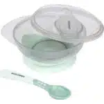 KikkaBoo Bol Ventouse Avec Cuillère Menthe