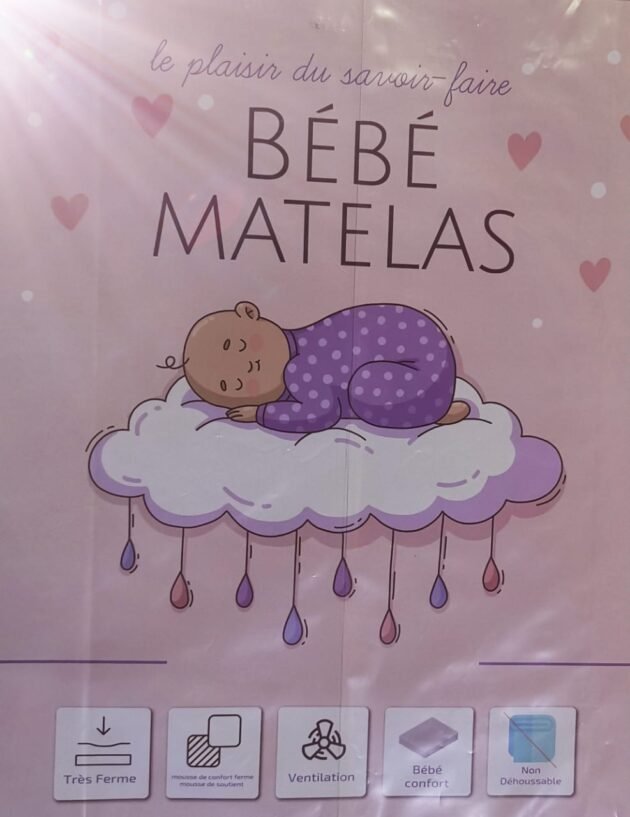Matelas bébé 1m20 sur 60