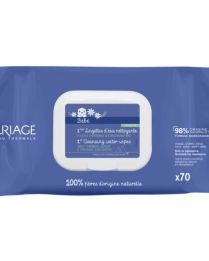 1ères Lingettes d'eau Nettoyantes x70-URIAGE