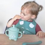 lot de 2 bavoirs bib'isy en silicone x 2