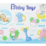 ensemble de 5 hochets baby toys verso