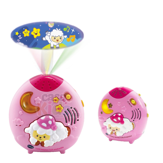 Lumi-mouton-nuit-enchantee-ROSE-Vtech Lumi mouton enchantée veilleuse rose
