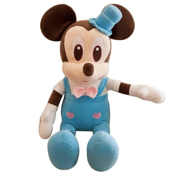 statut peluche mickey disney bleu