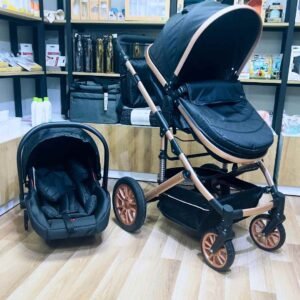 Poussette3en1-v6+c-sac-cosy-4 Poussette 3en1 V6+C version poussette noire