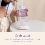 Sachets de conservation maternel remplir