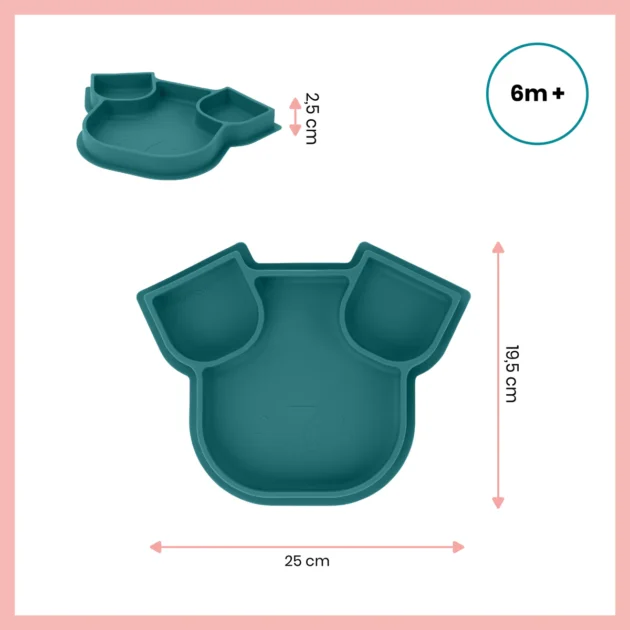 isy plate assiette en silicone dimension