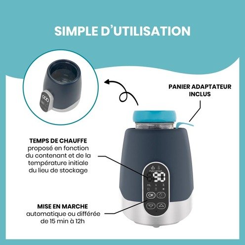 chauffe-biberon-nutri-smart-babymoov chauffe biberon nutri smart utilisation