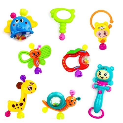 ensemble de 8 hochets vrac
