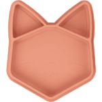 isy plate renard assiette en silicone vide
